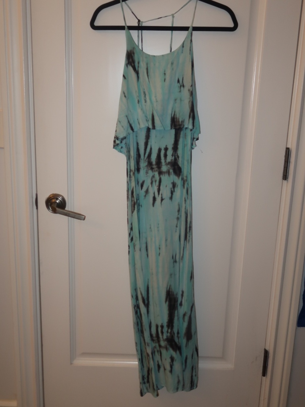 authentic y2k patterned maxi vacation dress